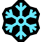 Snowflake emoji on Microsoft